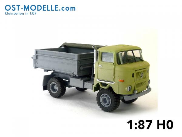 IFA W50LA ND 3-Seitenkipper hoher Bordwand geschl. Plane